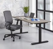 Bureau Dex | T-Poot Slinger Verstelbaar | 160x80 cm Bureau Dex | T-Poot Slinger Verstelbaar | 160x80 cm