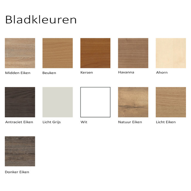 Bureau Dex | T-Poot Slinger Verstelbaar | 180x80 cm