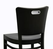 Accademia Kantinestoel - Zwart