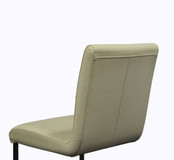 Crème Vergaderstoel - Slede Onderstel