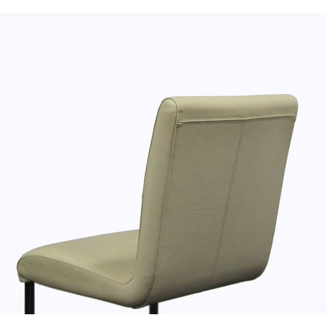 Crème Vergaderstoel - Slede Onderstel