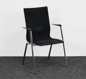 Kantinestoel Vierpoot Zwart