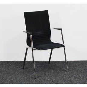 Kantinestoel Vierpoot Zwart