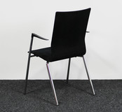 Kantinestoel Vierpoot Zwart