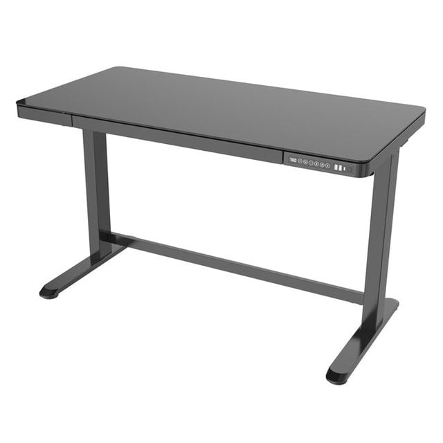 Zit-Sta Bureau 120 x 60 cm | Zwart Onderstel