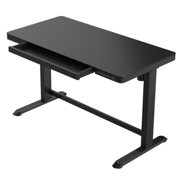 Zit-Sta Bureau 120 x 60 cm | Zwart Onderstel