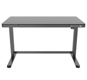 Zit-Sta Bureau 120 x 60 cm | Zwart Onderstel