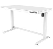 Zit-Sta Bureau 120 x 60 cm | Wit Onderstel