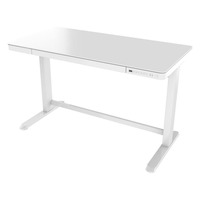 Zit-Sta Bureau 120 x 60 cm | Wit Onderstel