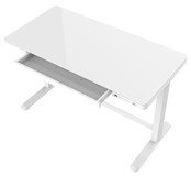 Zit-Sta Bureau 120 x 60 cm | Wit Onderstel