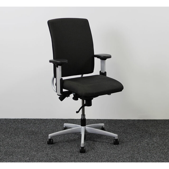 Bureaustoel Dauphin Extender - Antraciet Geblokt