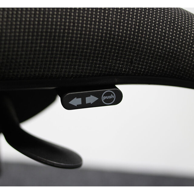 Bureaustoel Dauphin Extender - Antraciet Geblokt