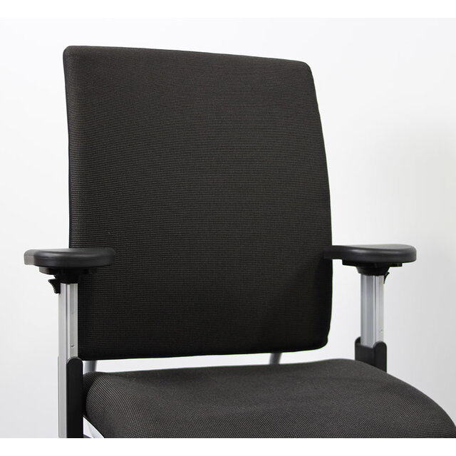 Bureaustoel Dauphin Extender - Antraciet Geblokt