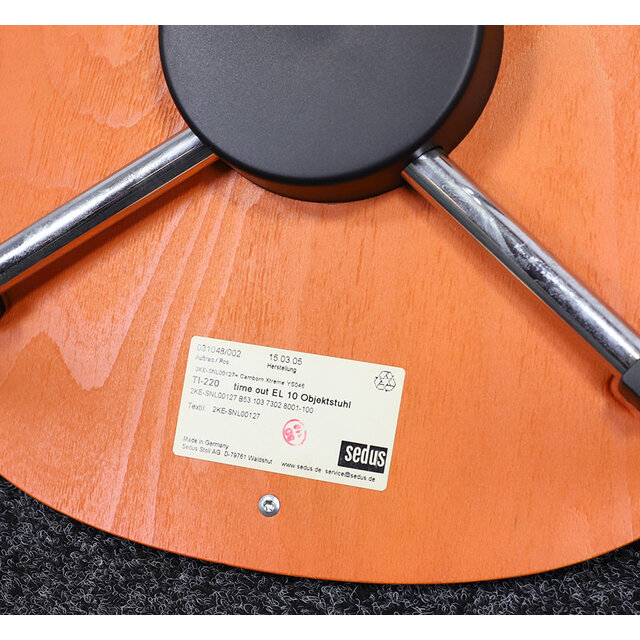 Sedus Kantinestoel Oranje/Bruin