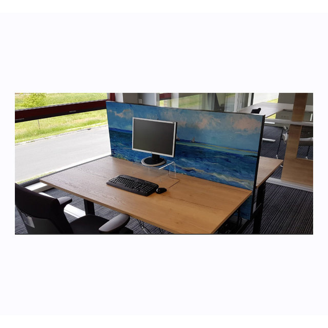 Akoestisch Bureauscherm No-Noise - 180 cm Breed Akoestisch Bureauscherm No-Noise - 180 cm Breed