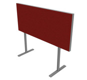 Akoestische Bureaudivider No-Noise - 120 cm Breed Akoestische Bureaudivider No-Noise - 120 cm Breed