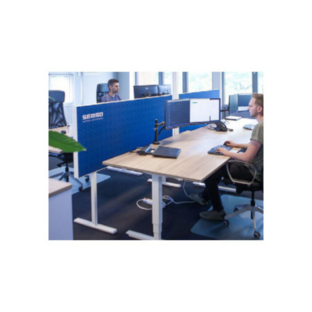 Akoestische Bureaudivider No-Noise - 120 cm Breed Akoestische Bureaudivider No-Noise - 120 cm Breed