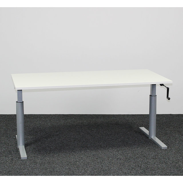 Gispen TM Slingerbureau - 160 x 80 cm | Grijs Onderstel