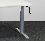 Gispen TM Slingerbureau - 160 x 80 cm | Grijs Onderstel