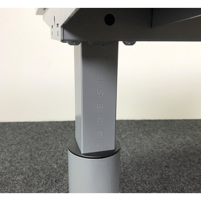 Gispen TM Slingerbureau - 160 x 80 cm | Grijs Onderstel