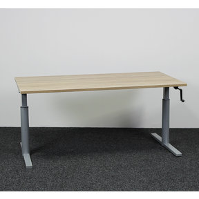 Gispen TM Slingerbureau Grijs 160 x 80 cm