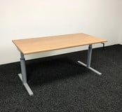 Gispen TM Slingerbureau - 160 x 80 cm | Grijs Onderstel
