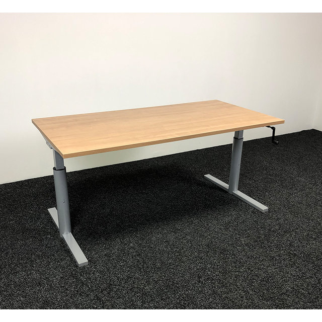 Gispen TM Slingerbureau - 160 x 80 cm | Grijs Onderstel