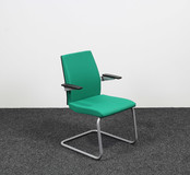 Sedus Yeah! 230 Vergaderstoel Slede - Groene Stof
