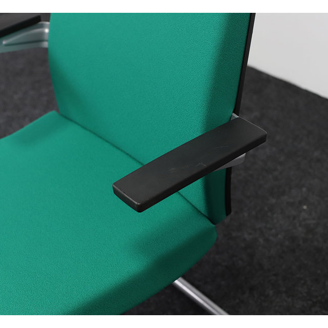 Sedus Yeah! 230 Vergaderstoel Slede - Groene Stof