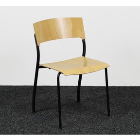 Ahrend Schoolstoel / Kantinestoel | Zwart/Beuken