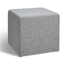 Akoestische Wolvilt Poef - Vierkant | 45 x 45 x 50 cm