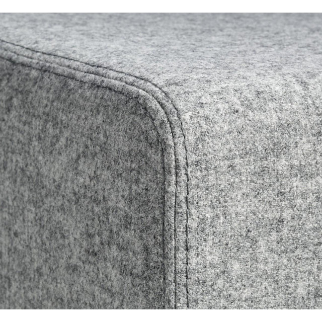 Akoestische Wolvilt Poef - Vierkant | 45 x 45 x 50 cm Akoestische Wolvilt Poef - Vierkant | 45 x 45 x 50 cm