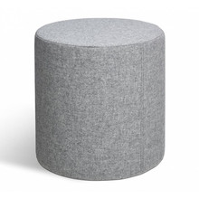 Akoestische Wolvilt Poef - Rond | 45 x 45 cm