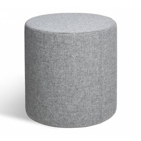 Akoestische Wolvilt Poef - Rond | 45 x 45 cm