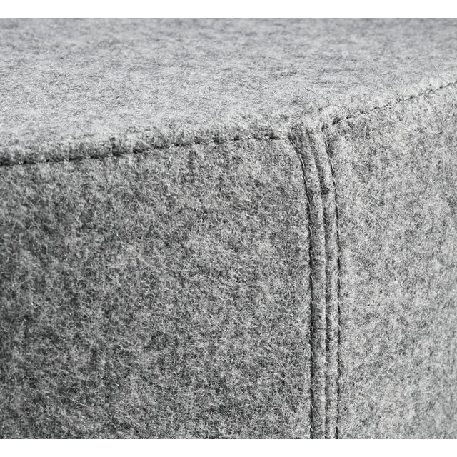 Akoestische Wolvilt Poef - Rond | 45 x 45 cm Akoestische Wolvilt Poef - Rond | 45 x 45 cm