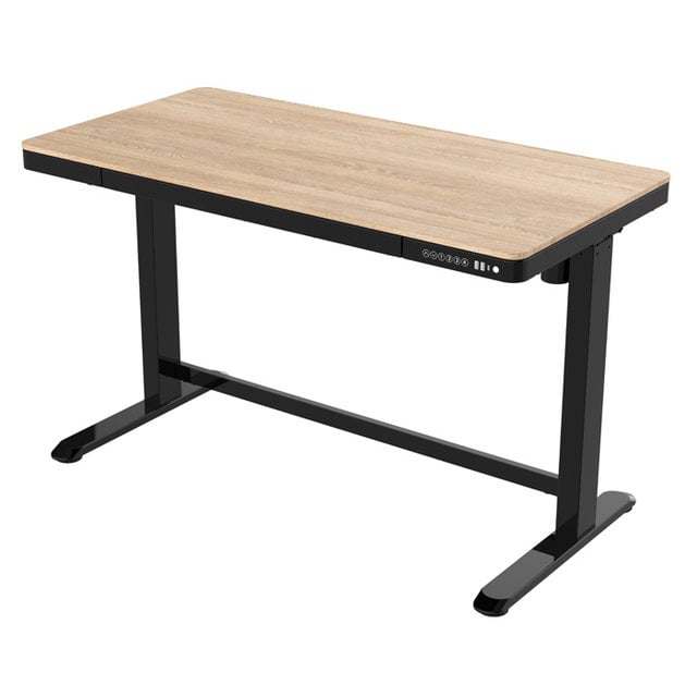 Zit-Sta Bureau 120 x 60 cm | Zwart Onderstel