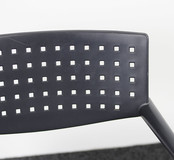 Vergaderstoel Vitra Visavis 1 - Grijs / Aluminium