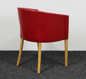 Moroso Rich Dining Designfauteuil Rood Leder