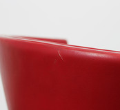 Moroso Rich Dining Designfauteuil Rood Leder
