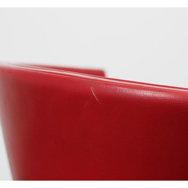 Moroso Rich Dining Designfauteuil Rood Leder