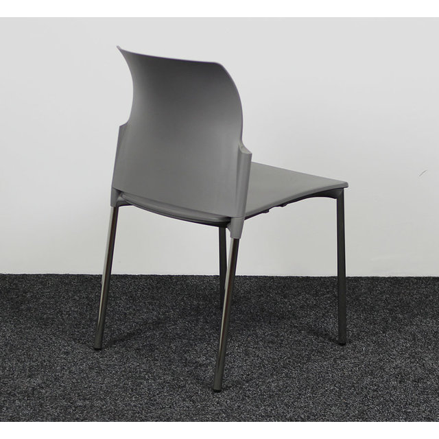Kunststof Kantinestoel - Grijs