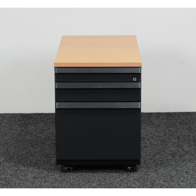 Ahrend Ladeblok Zwart 3 Laden 57 x 42 x 76 cm Ahrend Ladeblok Zwart 3 Laden 57 x 42 x 76 cm