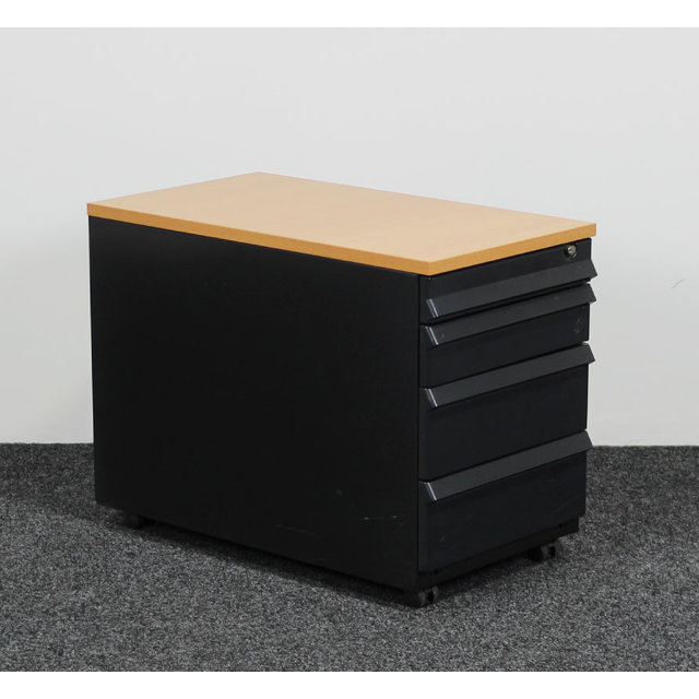 Ahrend Ladeblok Zwart -  4 Laden | 57 x 42 x 76 cm