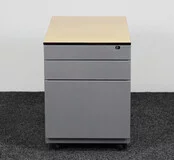 Ahrend 3 Laden Ladeblok - Aluminium  | 57 x 42 x 76 cm