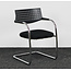 Vitra  Vergaderstoel Vitra Visavis 1 - Zwart / Chroom