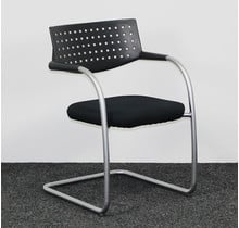 Vergaderstoel Vitra Visavis 1 - Zwart (A)