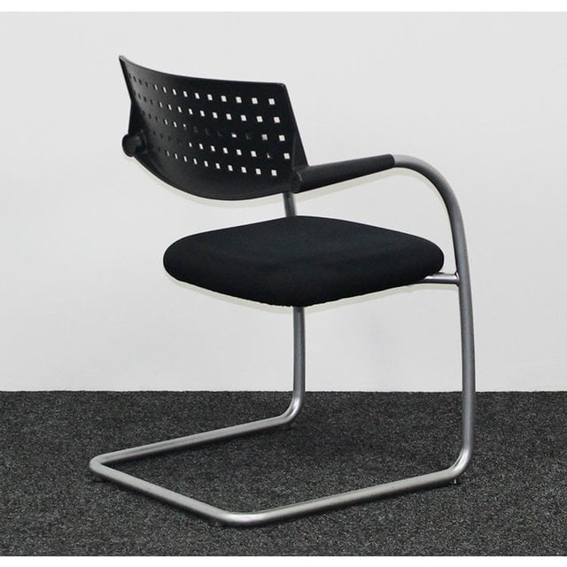 Vergaderstoel Vitra Visavis 1 - Zwart (A)