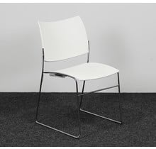 Casala Curvy Kantinestoel - Wit