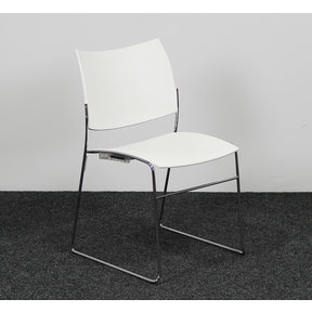 Casala Curvy Kantinestoel - Wit