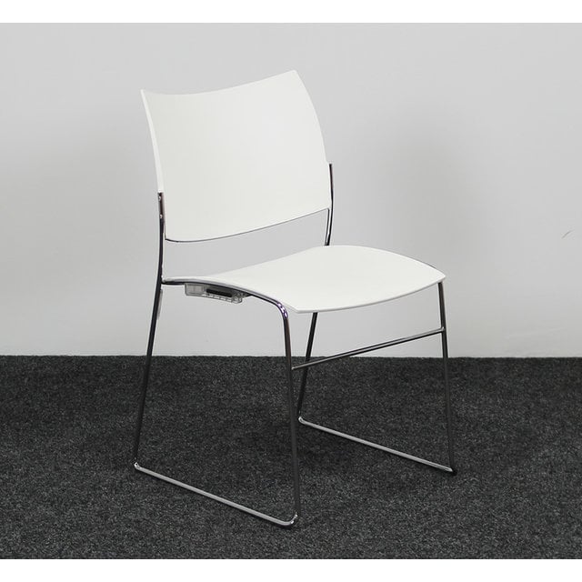 Casala Curvy Kantinestoel - Wit Casala Curvy Kantinestoel - Wit